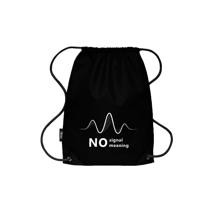 Drawstring Backpack No Signal No Meaning