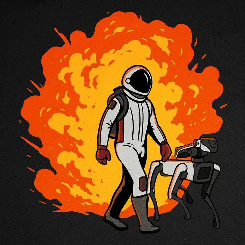 T-shirt Cool Guys Don't Look At Explosions