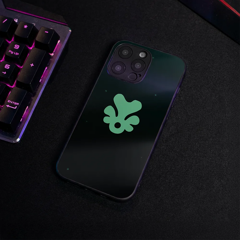 Glass Phone Case Will's Shop Emblem