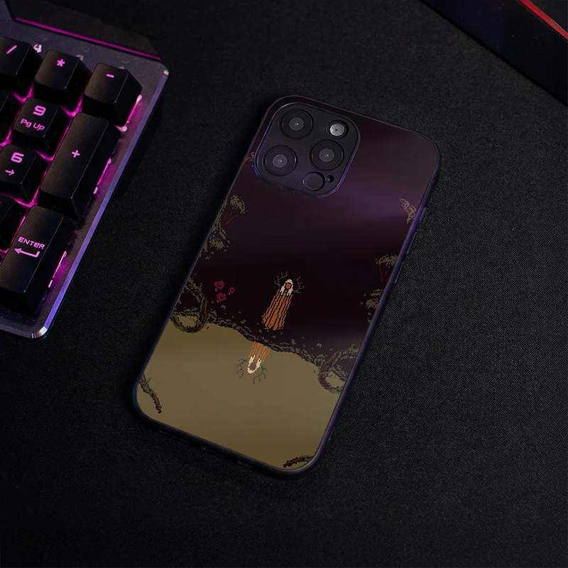 Glass Phone Case Reflections