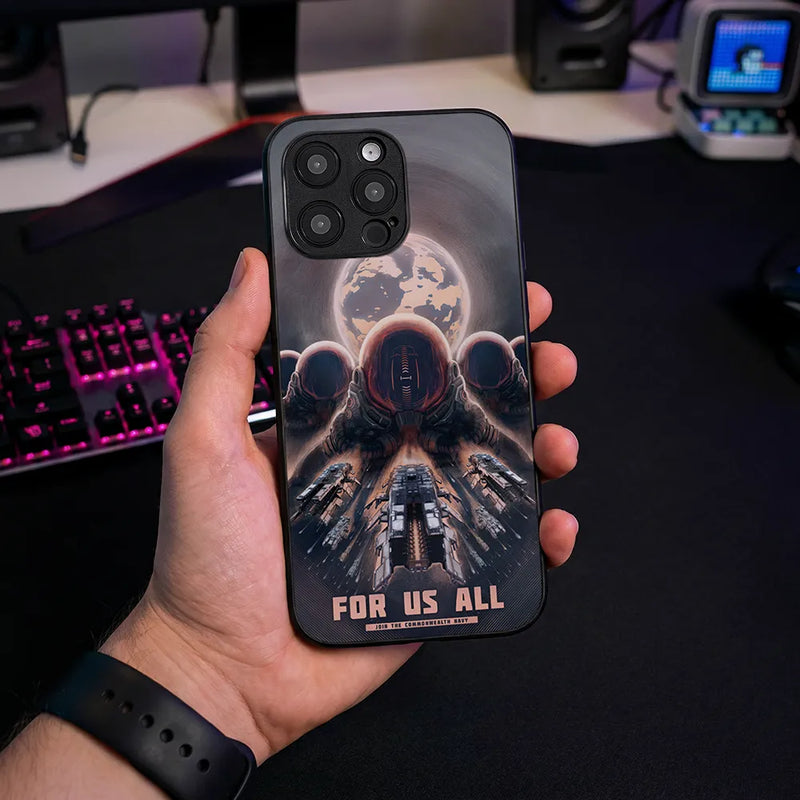 Glass Phone Case Join Commonwealth Navy