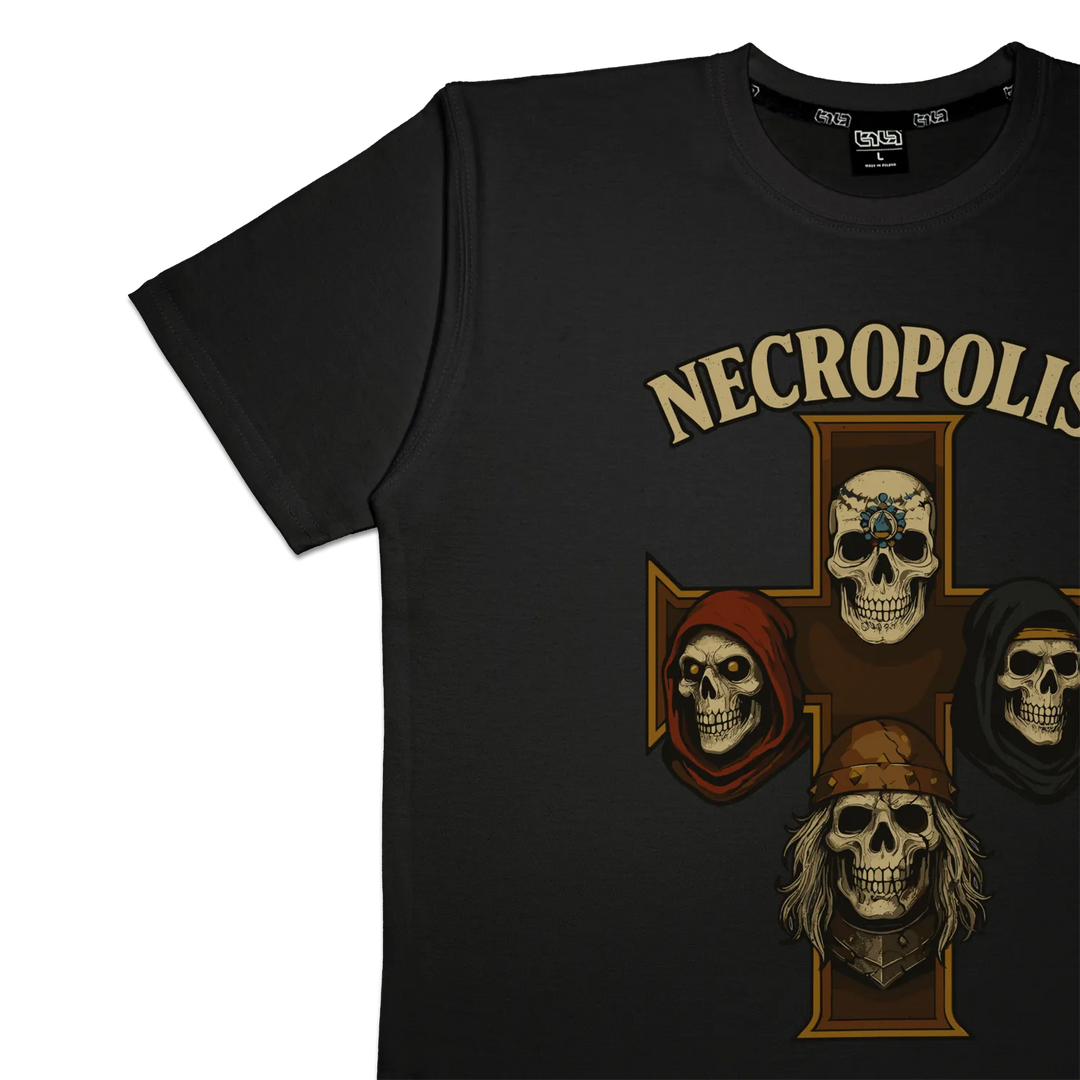 T-shirt Necropolis Cross