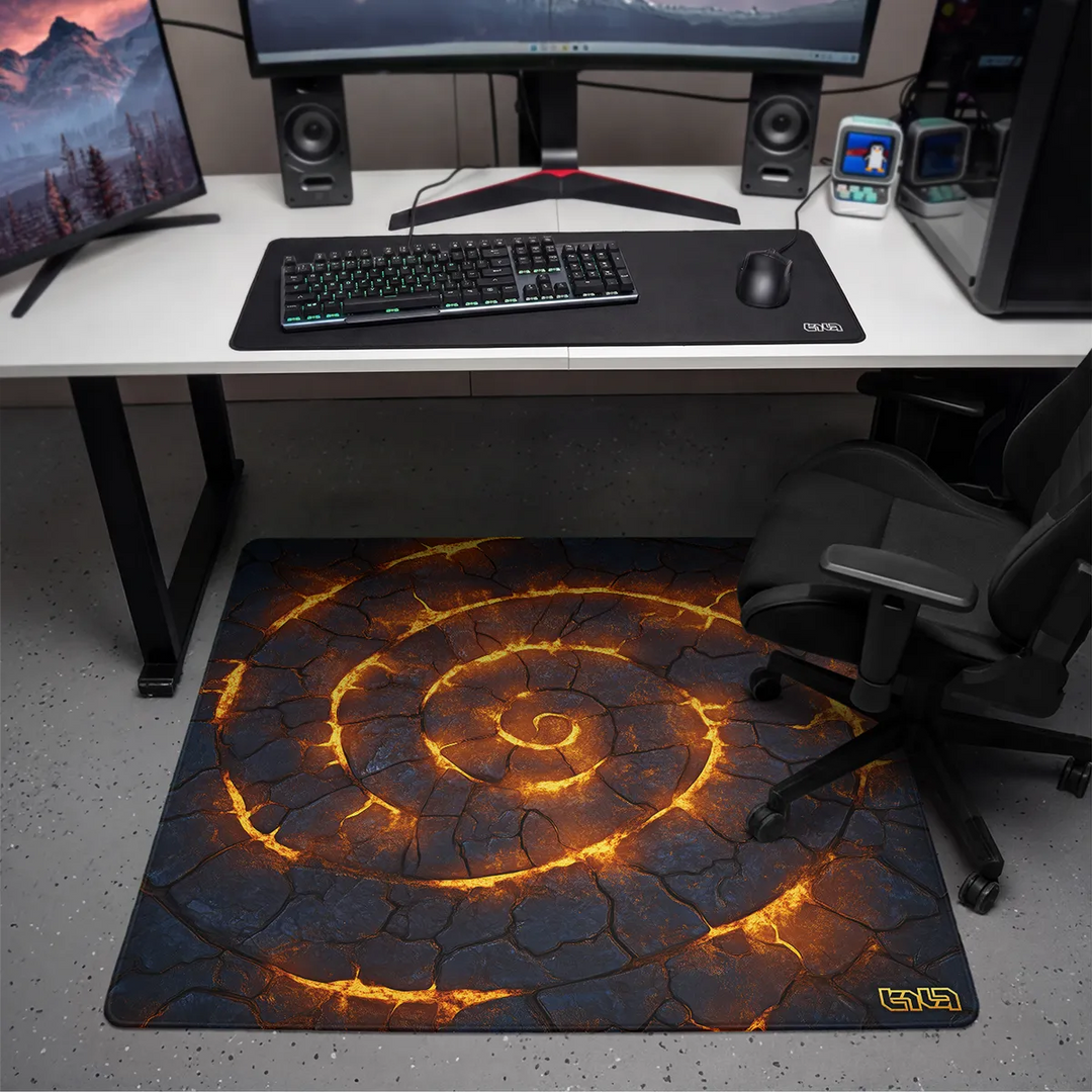 Floor Mat Fiery Vortex
