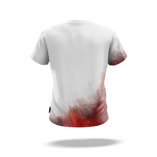 T-shirt Red & White Banner