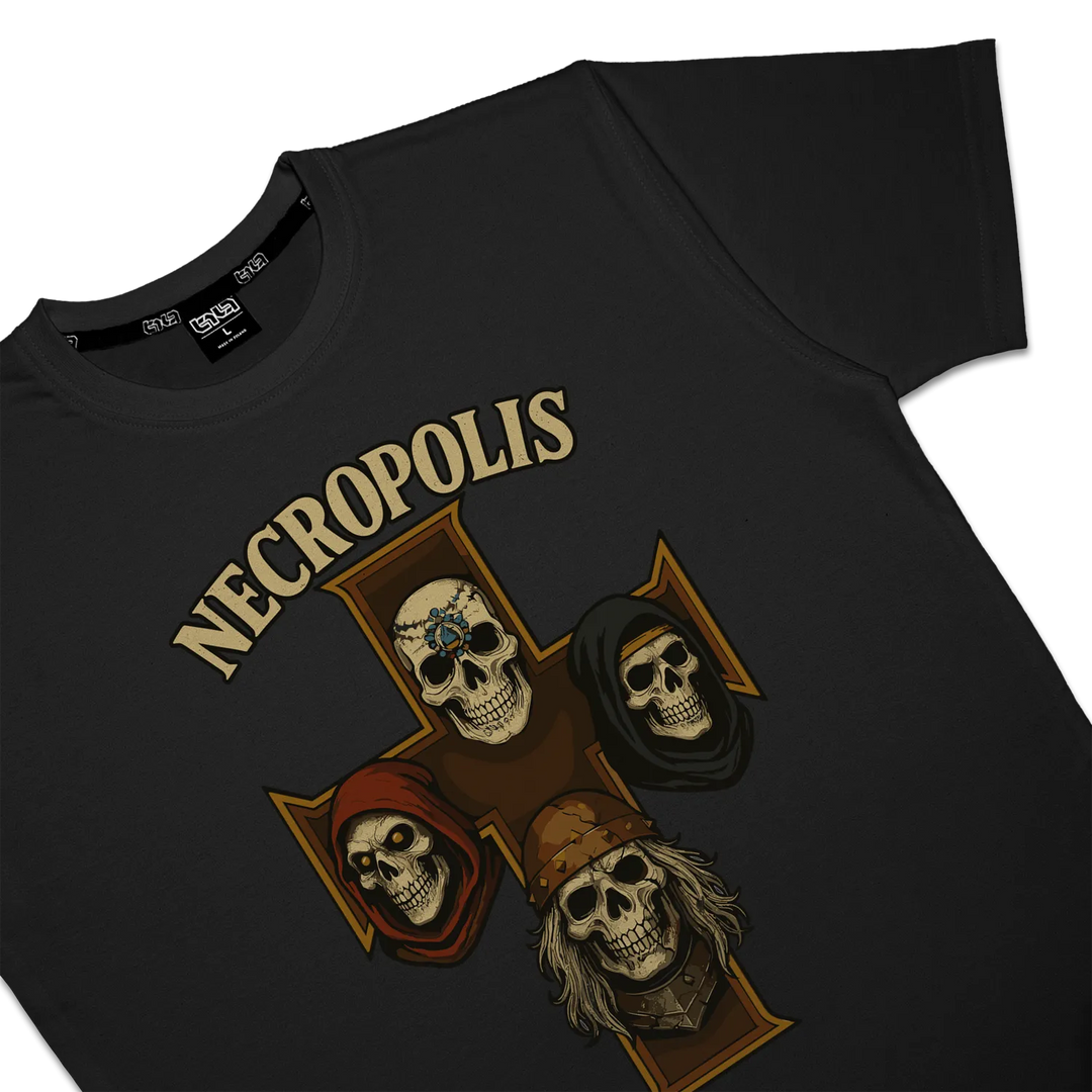 T-shirt Necropolis Cross