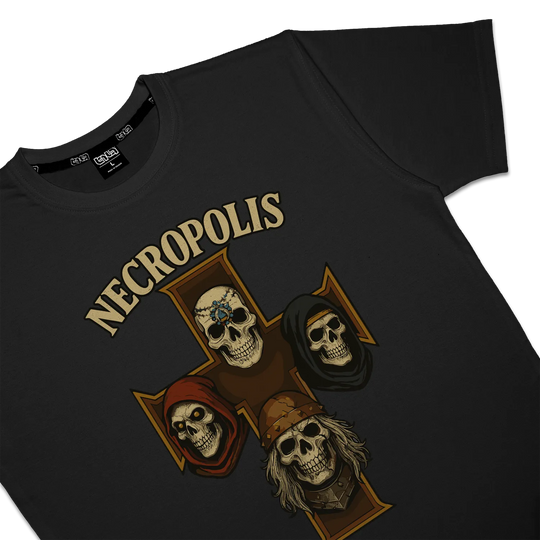 T-shirt Necropolis Cross