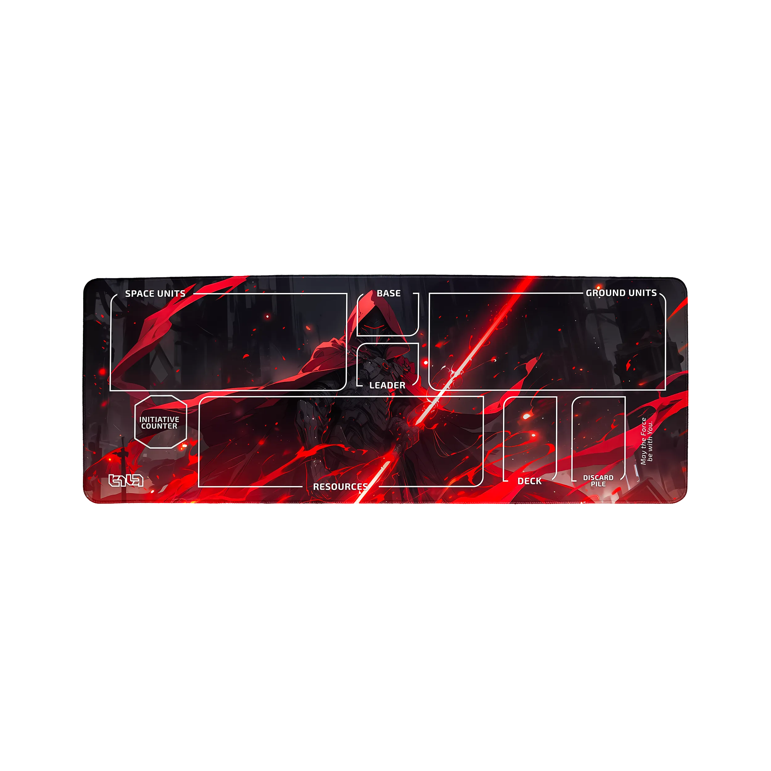 TCG Mat SWU Red Luminous Blade – Tilt