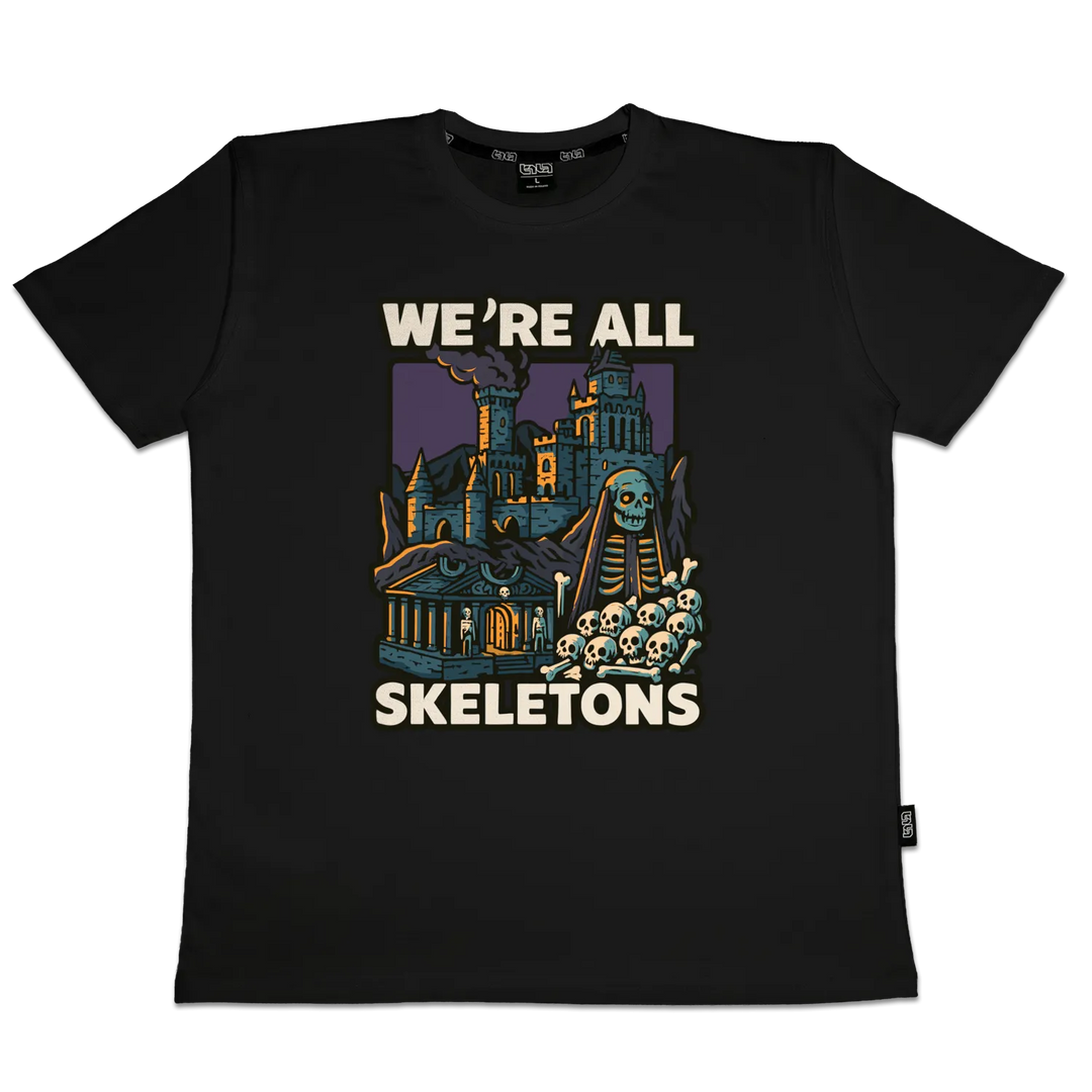 T-shirt We're All Skeletons