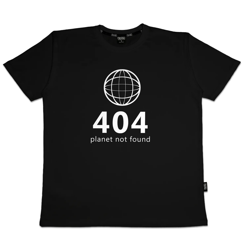 T-shirt 404 planet not found