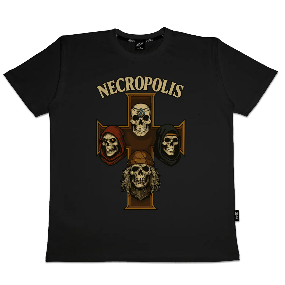 T-shirt Necropolis Cross