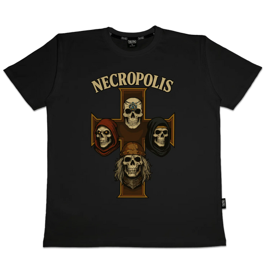 T-shirt Necropolis Cross