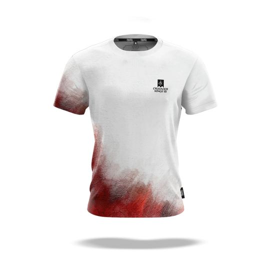 T-shirt Red & White Banner