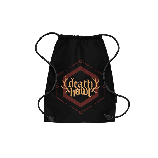 Death Howl Logo Drawstring Backpack