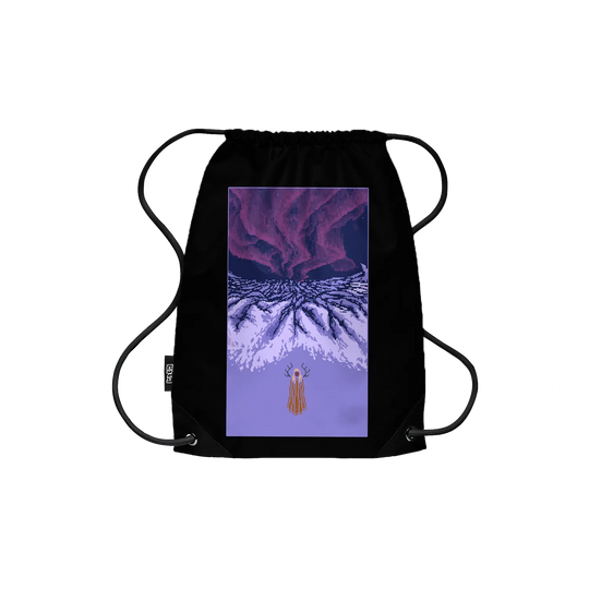 Northern Lights Drawstring Backpack