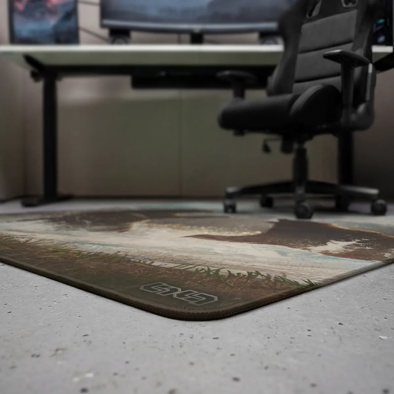 Chair Mat Bear Fight