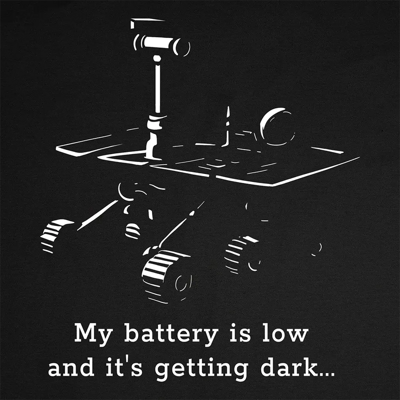 T-shirt My Battery is Low
