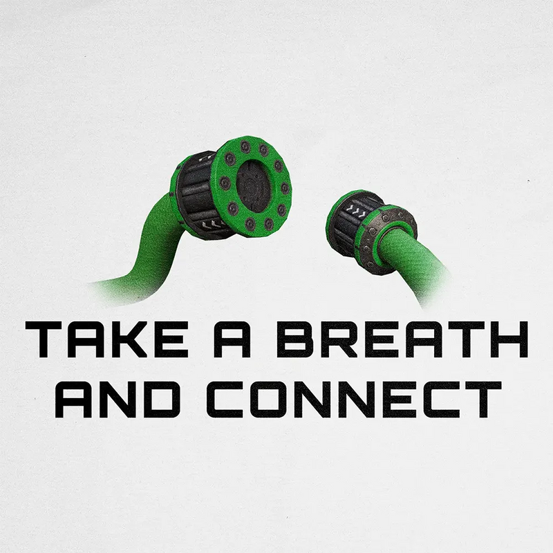 Bluza Kangurka Take a Breath and Connect