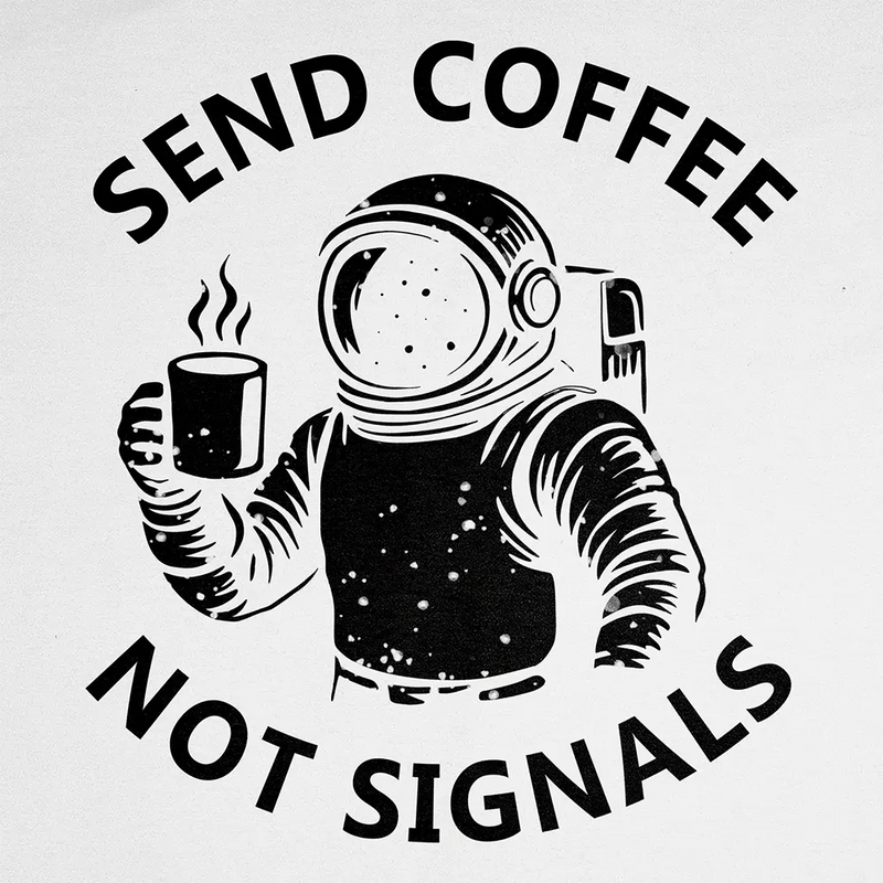 Bluza Kangurka Send Coffee Not Signals