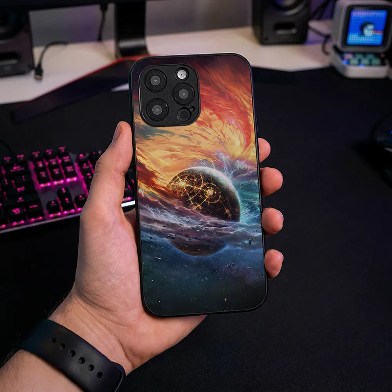Etui szklane Cosmic Storms