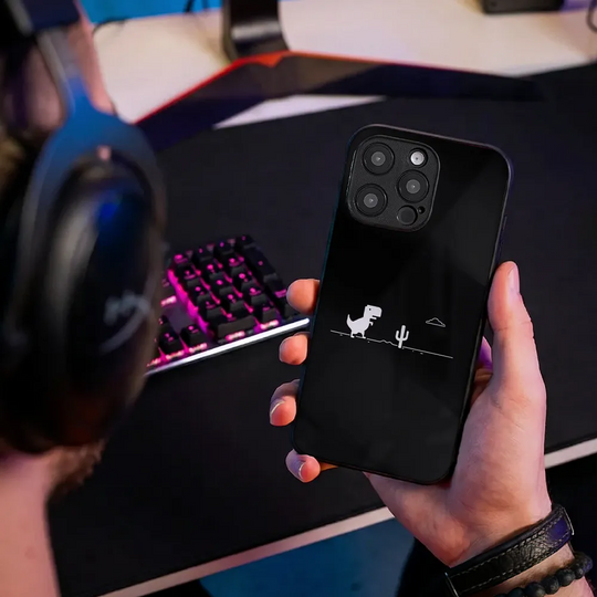Etui szklane Arcade Dino