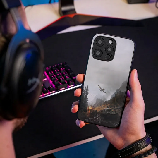 Glass Phone Case Death or Dishonor