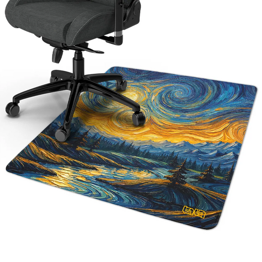 Floor Mat Night Star Swirls