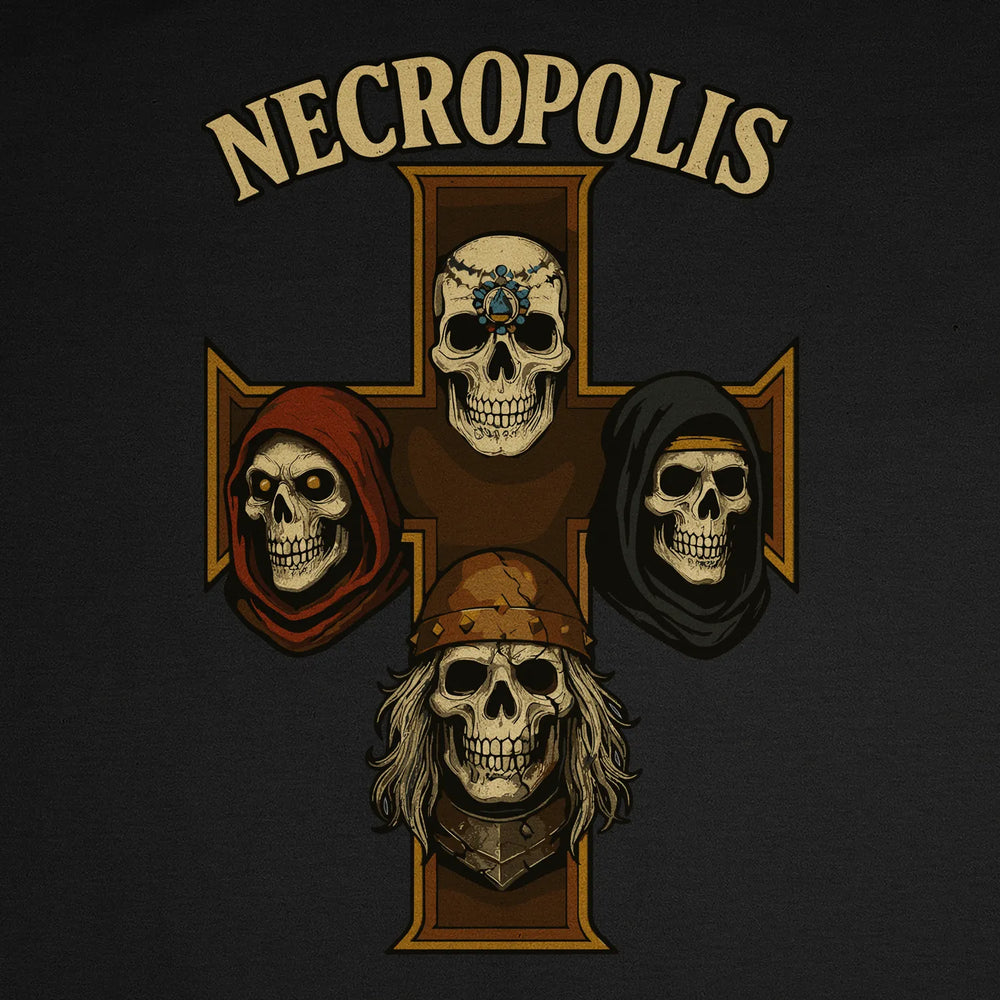 T-shirt Necropolis Cross