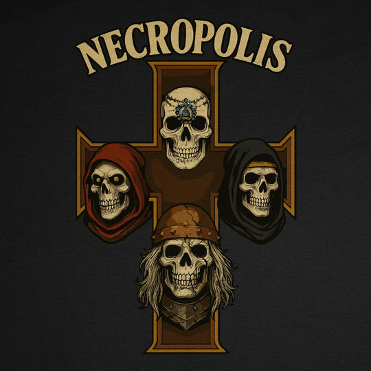 T-shirt Necropolis Cross